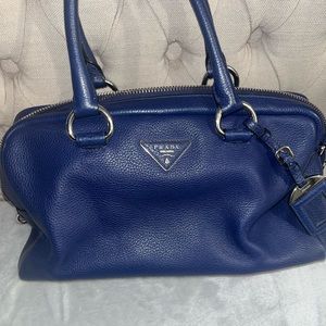 AUTHENTIC Prada doctor’s bag navy blue